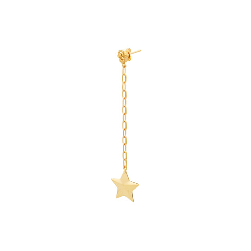 LUMINOUS STAR DROP EARRING GOLD
